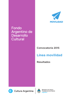 Aquí podrás encontrar el listado de todos los proyectos seleccionados
