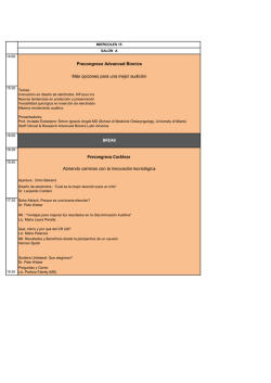 BREAK Precongreso Cochlear