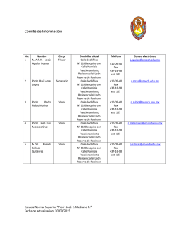 Comit&eacute; de Informaci&oacute;n