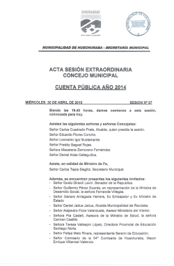 MUNICIPAL E - Huechuraba Transparente