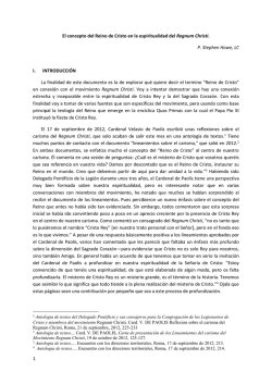 1 El concepto del Reino de Cristo en la espiritualidad del Regnum