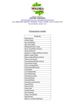 Listado de Productos en PDF