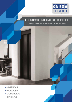 Catalogo Residencial - OMEGA ELEVATOR Mexico