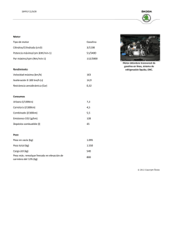 Motor Tipo de motor Gasolina Cilindros/Cilindrada (cm3) 3/1198