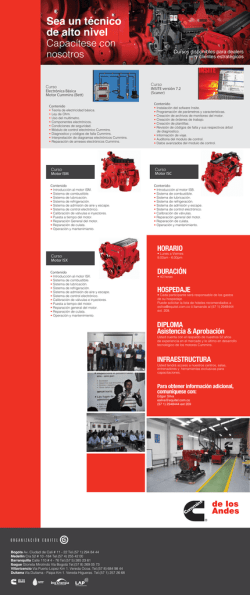 descargar brochure - Cummins de los Andes
