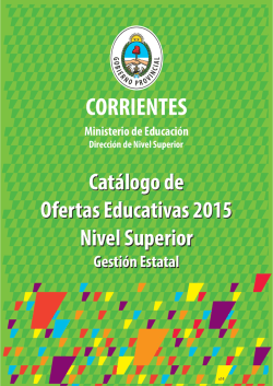 Catalogo 2015 - Dirección de Nivel Superior