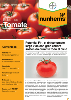 Picha aquí para abrir/descargar el Boletín de Tomate en
