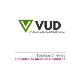 Concentrado UNAC CDMX - Seccion V - Señalización VUD