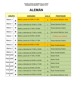 ALEM&Aacute;N - Escuela Oficial de Idiomas