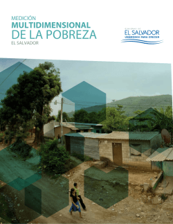 Medición Multidimensional de la Pobreza El Salvador