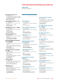 Directorio de Empresas Mineras