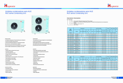Unidad condensadora HUC