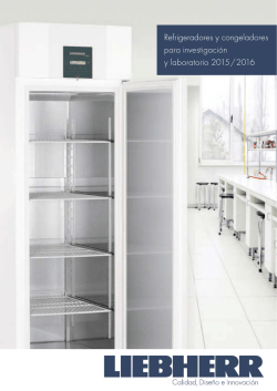 Refrigeradores y congeladores para investigación y laboratorio