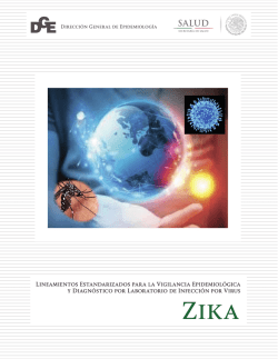 lineamientos zika - Dirección General de Epidemiología