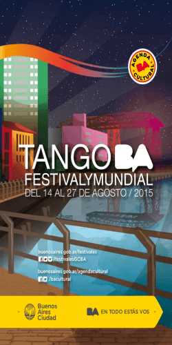 Descarg&aacute; el pdf con todas las sedes y actividades de TangoBA 2015