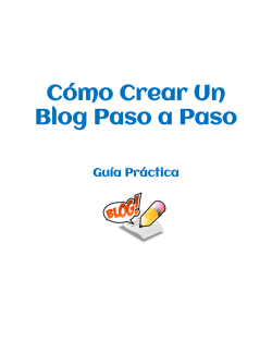 Guía Para Crear Blogs Paso a Paso