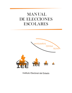 Manual de elecciones escolares 2015.cdr