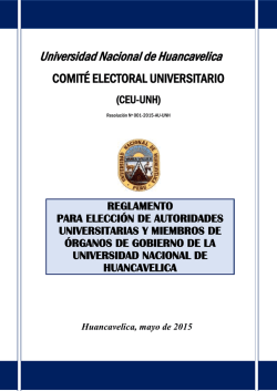 proyecto de reglamento para elecciones de autoridades