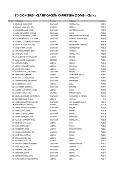 Soplao_2015 Clasificacion Carretera Combi Clasica