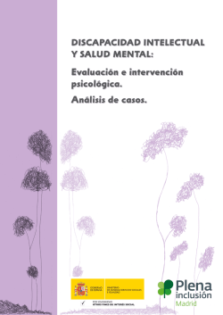 evaluación e intervención psicológica. análisis de casos. evaluación