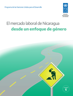 El mercado laboral de Nicaragua desde un enfoque de género