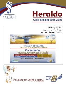 Heraldo # 7 - Colegio Ángeles de Puebla
