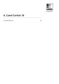 6. Canal Cortizo 16