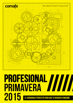 PROFESIONAL PRIMAVERA 2015