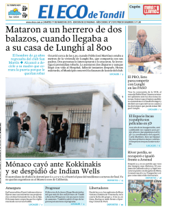Mataron a un herrero de dos balazos, cuando llegaba aa su