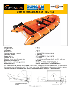 Bote de Rescate Zodiac RIBO 450