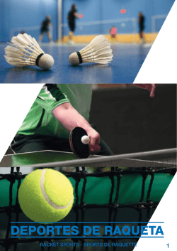 DEPORTES DE RAQUETA