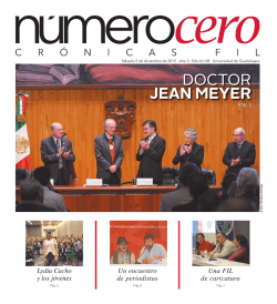 DOCTOR JEAN MEYER - La gaceta de la Universidad de Guadalajara