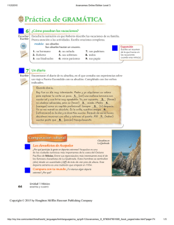 Pr&aacute;ctica de GRAM&Aacute;TICA ​