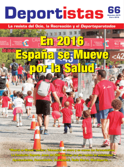 En 2016 España se Mueve por la Salud