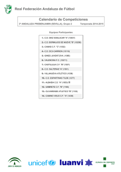 Calendario de Competición