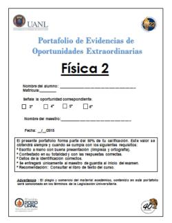 Portafolio de Evidencias de F&iacute;sica II Oportunidad