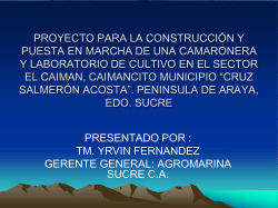 Cruz Salmeron Acosta Estado Sucre Construccion De Granja De