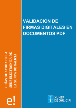 validación de firmas digitales en documentos pdf