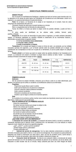 Módulo 03 – Primeros Auxilios