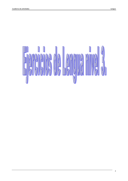 Cuaderno de actividades Lengua 2
