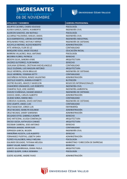 apellidos y nombres carrera profesional agurto caceres, charo