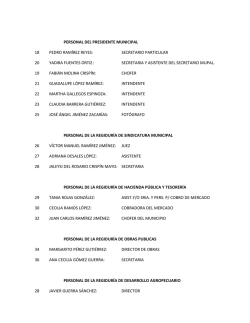 personal del presidente municipal 18 pedro ramírez reyes