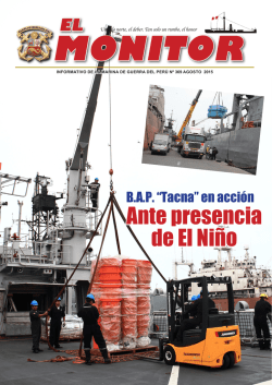 Navega con nosotros Ante presencia de El Ni&ntilde;o