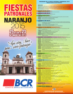 Prog. Naranjo 2015 - Radio María Costa Rica