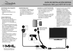 GUÍA DE INSTALACIÓN RÁPIDA