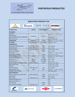PORTAFOLIO PRODUCTOS