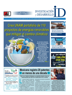 Crea UNAM portafolio de 110 proyectos de energías renovables