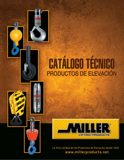 ActiveReports Document - Miller Lifting Products