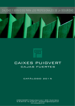 catálogo 2015 - caixes puigvert