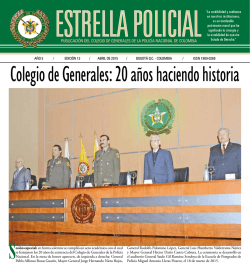 Año5 - Edicion 13 - Abril 2015 - Colegio de Generales de la Policia